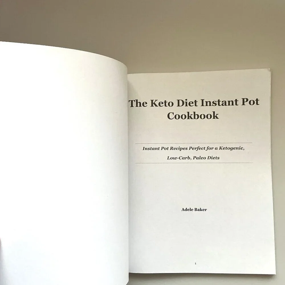 KETO DIET INSTANT POT COOKBOOK: INSTANT POT RECIPES PAPERBACK